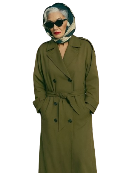 Frauds S01 Talisa Garcia Green Coat Frauds S01 Talisa Garcia Green Coat